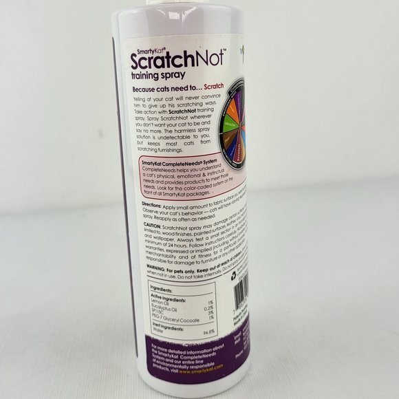 SmartyKat Scratch Not Cat Scratch Deterrent Spray Helps Protect Furniture Carpet - Picture 2 of 3
